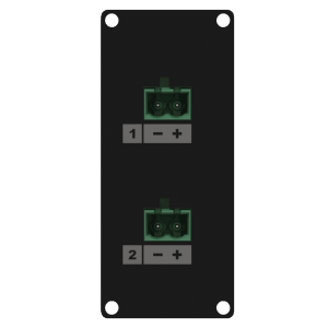 CAYMON CASY 148/B CASY 1 space speaker level 2x 2-pin terminal block to 2-pin terminal block Black ve