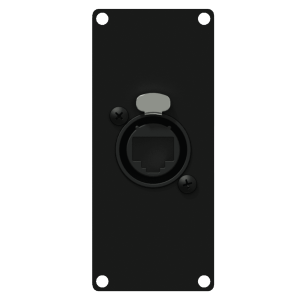 CAYMON CASY 167/B CASY 1 space EtherCON to RJ-45 Black version