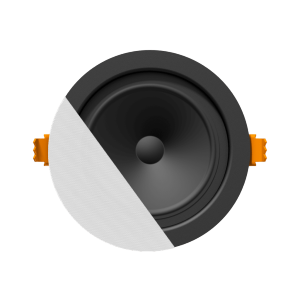  Głośnik głośniki AUDAC CENA 306/B SpringFit™ 2,5 ceiling speaker Black version - 8Ω and 100V
