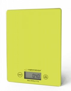 Waga kuchenna elektroniczna Esperanza Lemon zielona