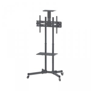 Stojak mobilny Manhattan 37 cali-70 cali, 50kg 2 półki