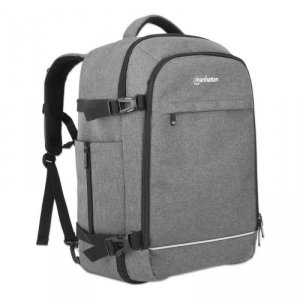 Plecak do notebooka Manhattan 17.3 cale 40l podróżny szary