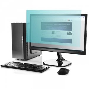 Filtr światła niebieskiego Qoltec 27 cali | 16:9 | Ochrona wzroku | Anti Glare | Matowy | na monitor