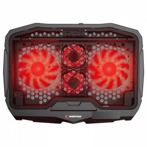Podstawka chłodząca Rampage AD-RX34 pod laptop 12,1-17 regulowana czarna