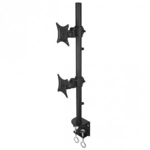 Uchwyt biurkowy Techly 13 cale-27 cale, 2x10kg na 2 monitory regulowany