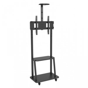 Stojak mobilny Techly 32 cale-70 cale, 60kg, z półką