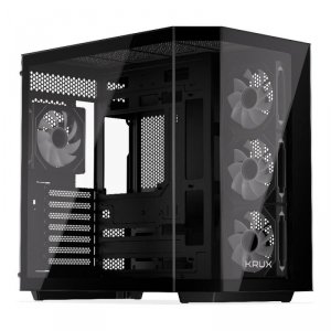 Obudowa KRUX Empero ATX, z oknem, bez zasilacza, czarna - USZ OPAK
