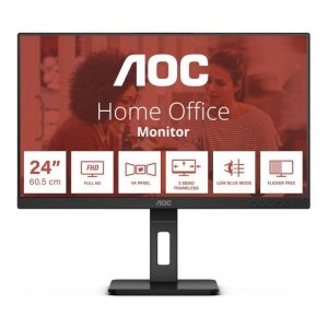 Monitor AOC 24 cale 24E3QAF HDMI DP VGA 2xUSB 3.0 głośniki 2x2W