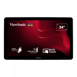 Monitor przenośny dotykowy ViewSonic 23,8 cali Touch TD2430 (VS16495) HDMI VGA 2xUSB USB-B głośniki 2x2W