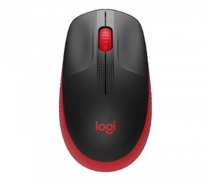 Mysz bezprzewodowa Logitech M190 optyczna czerwona