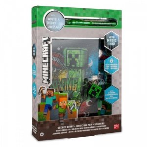 Kids Euroswan Pamiętnik z magicznym długopisem Minecraft
