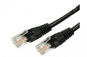 TB Kabel Patchcord miedziany kat.6A RJ45 UTP 3m. czarny