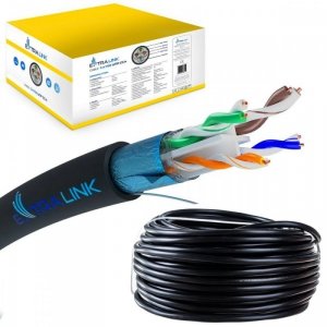 Extralink Kabel sieciowy CAT6 FTP zewnętrzny 305M