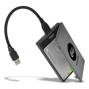 AXAGON Adapter USB 3.0 - SATA 6G do szybkiego przyłączenia 2.5 cali SSD/HDD ADSA-1S6