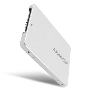 AXAGON Wewnętrzna obudowa 2.5 cali z interfejsem SATA do dysków SSD M.2 SATA, RSS-M2SD, srebrny