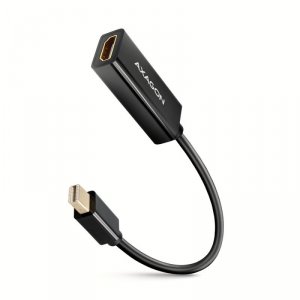 AXAGON Adapter aktywny RVDM-HI14N Mini DP > HDMI 1.4, 4K/30Hz