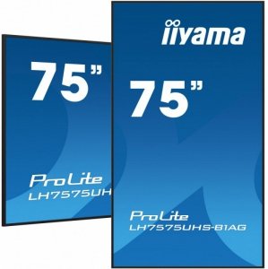 IIYAMA Monitor 75 cali LH7575UHS-B1AG, 24/7,