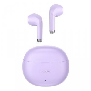 USAMS Słuchawki Bluetooth 5.3 TWS Rhymbo series Fioletowe