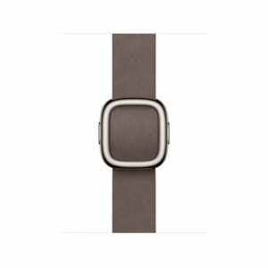 Apple Pasek w kolorze szarobrązowym z klamrą nowoczesną do koperty 42 mm - rozmiar L