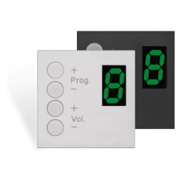 AUDAC DW 3020/W Wall panel controller 45 x 45 mm White version