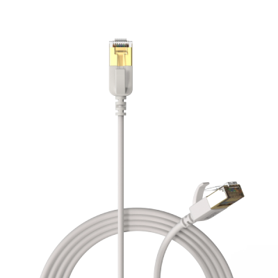 Kabel sieciowy CAT7 PROCAB CSD570W/0.5, biały (0,5m)