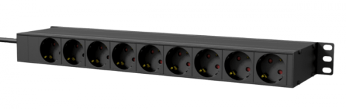 CAYMON PSR269GS/B 19 calilistwa zasilająca unit - German 6 x front sockets + 9 x rear sockets - D
