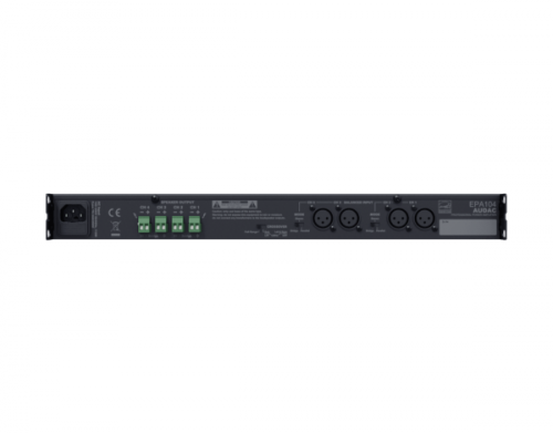 AUDAC EPA 104 Quad-channel Class-D wzmacniacz 4 x 100W - crossover