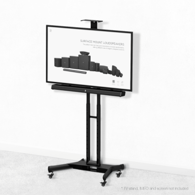 AUDAC MBK 440/ B Screen mount bracket for IMEO2 Black version