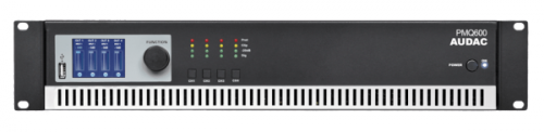 Czterokanałowy wzmacniacz mocy 100 V AUDAC PMQ 600 Wave Dynamics™