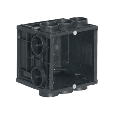 AUDAC WB 45S/FS Flush mount box for 45 x 45 mm wall panel - Solid wall