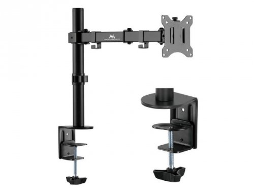 Uchwyt biurkowy do monitora Maclean MC-883 17-32 cale 8kg VESA 75x75, 100x100 podwójne ramię