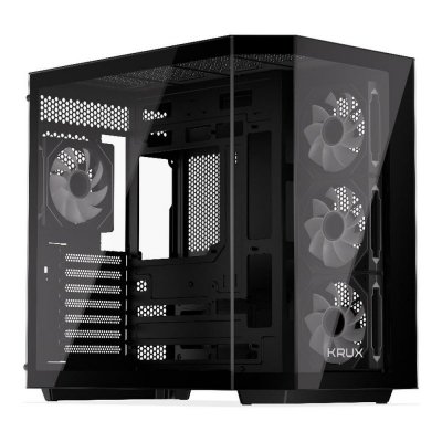 Obudowa KRUX Empero ATX, z oknem, bez zasilacza, czarna - USZ OPAK