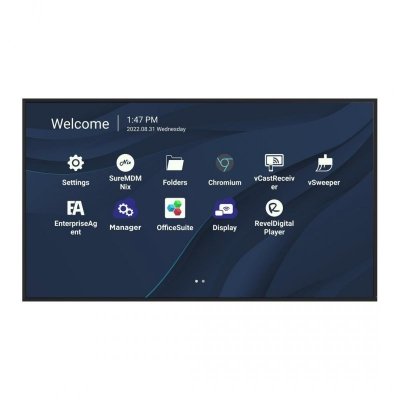 Monitor ViewSonic CDE7530 75 cali 4K Presentation Display 24/7