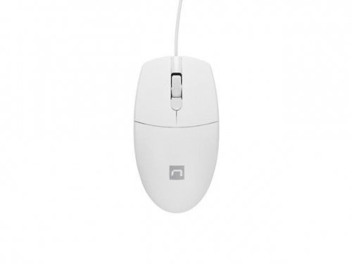 Mysz przewodowa Natec RUFF 2 1000 DPI biała