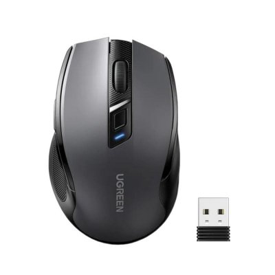 Mysz bezprzewodowa UGREEN MU006 15064 optyczna 2,4GHz Bluetooth 5.0 niebieska