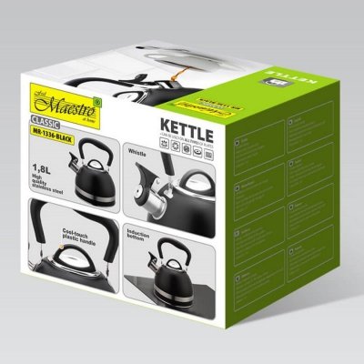 Feel-Maestro Czajnik nieelektryczny 1,8 l MR-1336-BLACK