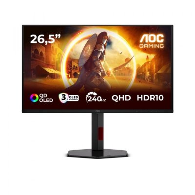  AOC Monitor komputerowy 26.5 cala Q27G4ZDR QD-OLED 240Hz HDMIx2 DP