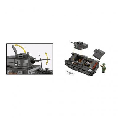 Cobi Klocki Klocki Panzer 38 LT VZ.38 690 elementów