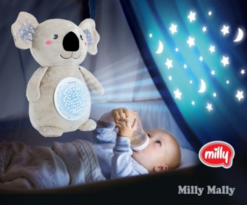 Milly Mally Zabawka pluszowa z Projektorem Koala
