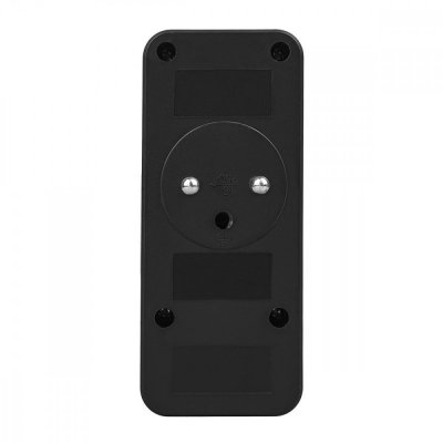 Maclean Rozdzielacz na 3 gniazdka MCE248 F/B 2xUSB-A 2xUSB-C czarny