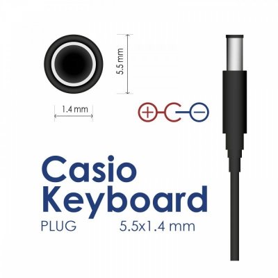 AKYGA Zasilacz AK-PD-32 9V . 1A 9W do keyboardów Casio