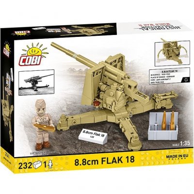 Cobi Klocki Klocki 8,8 cm Flak 18 232 klocki 1:35