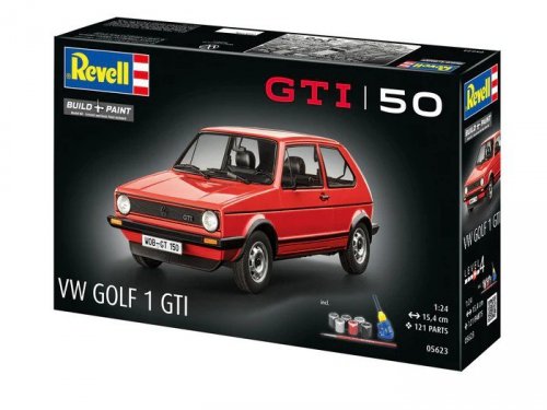 Revell Model plastikowy samochód VW Golf1 GTI 50 years 1:24