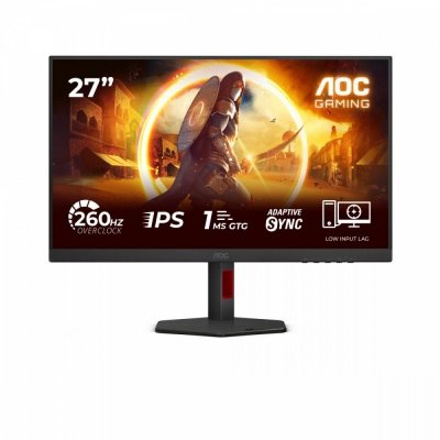  AOC Monitor komputerowy 27 cali 27G4ZR Fast IPS 240Hz HDMIx2 DP Pivot