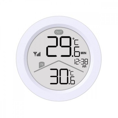 GreenBlue Stacja pogody bezprzewodowa GB162 temperatura IN/OUT, zegar, zasieg do 60 m