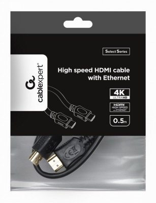 Gembird Kabel HDMI z Ethernet Select Series 0.5 m