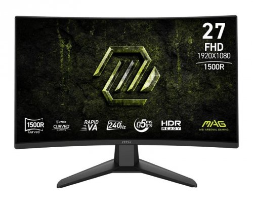 MSI Monitor MAG 274CF X24  27cali/LED/FHD/CURVE/240Hz/Black