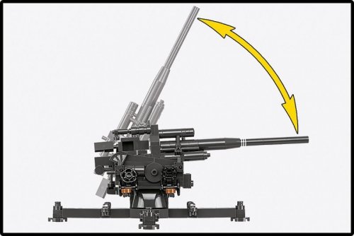 Cobi Klocki Klocki 10,5 cm Flak 39 339 klocków