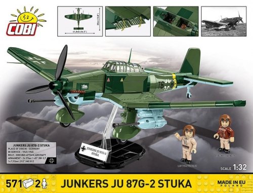 Cobi Klocki Klocki Junkers JU 87G-2 Stuka 571 klocki