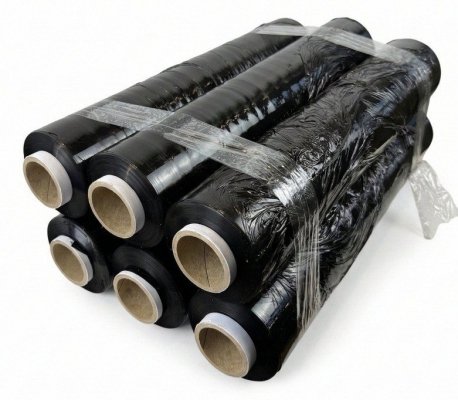 BSTech Folia stretch czarna 23mic 3,0kg x 6 BOX